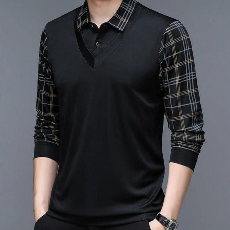 Fitzgerald™ | The Plaid Panel Dress Shirt