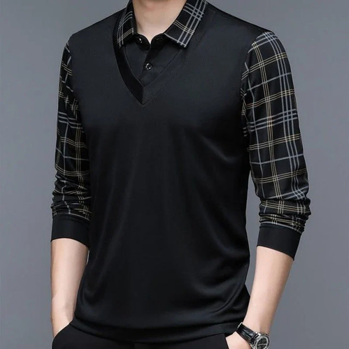 Fitzgerald™ | The Plaid Panel Dress Shirt