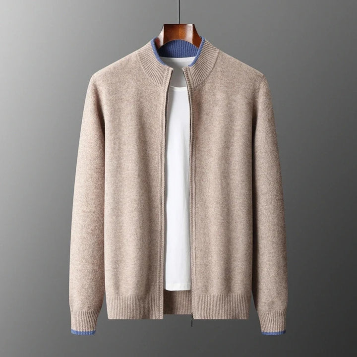 Callum™ | The Premium Cashmere Zip Jacket