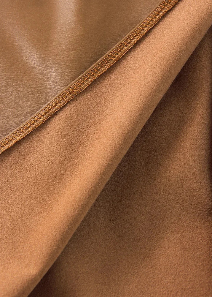 Vesper™ | The Sleek Leather Midi Skirt