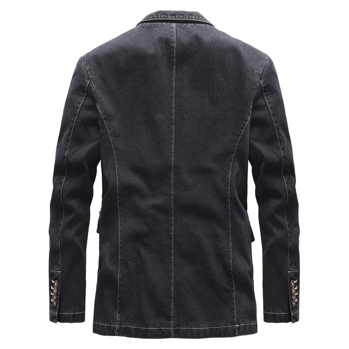 Kellan™ | The Double-Breasted Denim Jacket