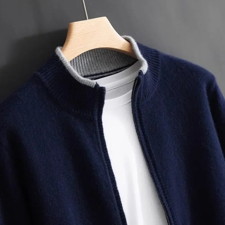 Callum™ | The Premium Cashmere Zip Jacket
