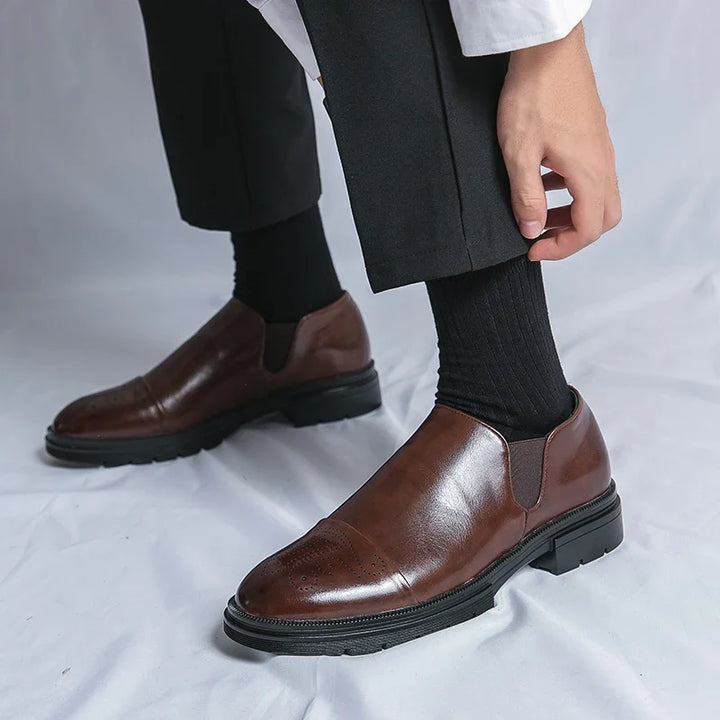 Redmond™ | The Elasticated Slip-On Leather Shoe