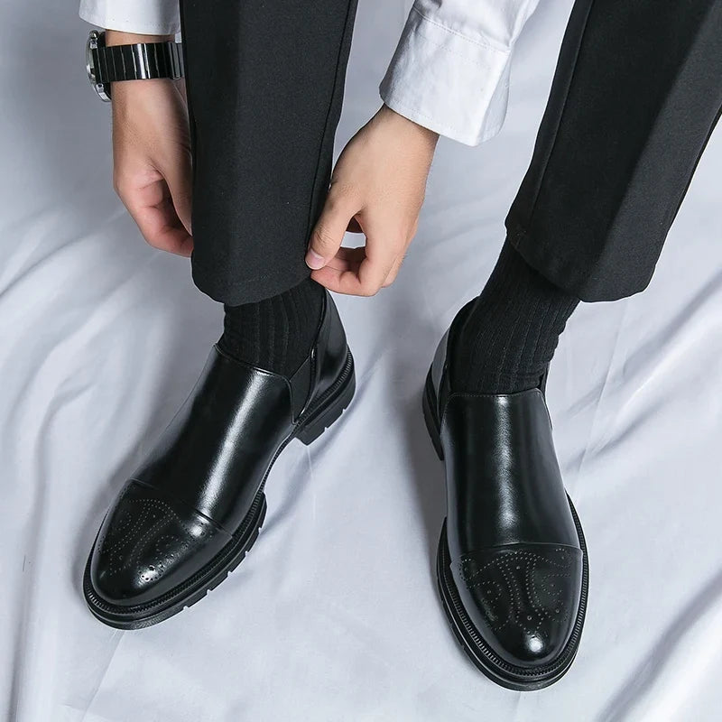 Redmond™ | The Elasticated Slip-On Leather Shoe