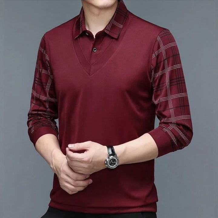 Fitzgerald™ | The Plaid Panel Dress Shirt