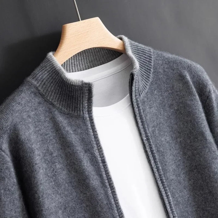 Callum™ | The Premium Cashmere Zip Jacket