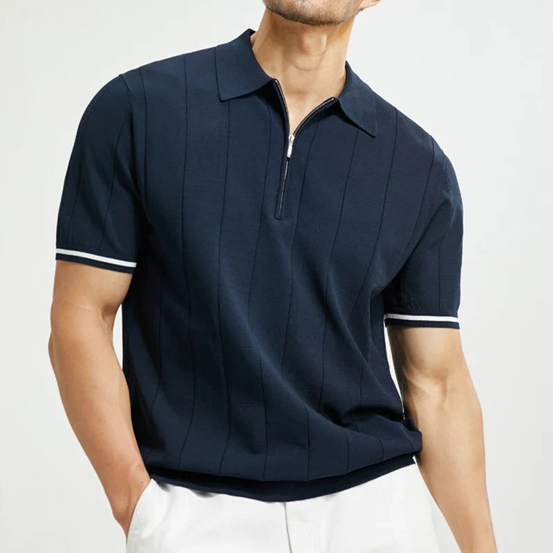 Lozano™ | The Half-Zip Textured Polo