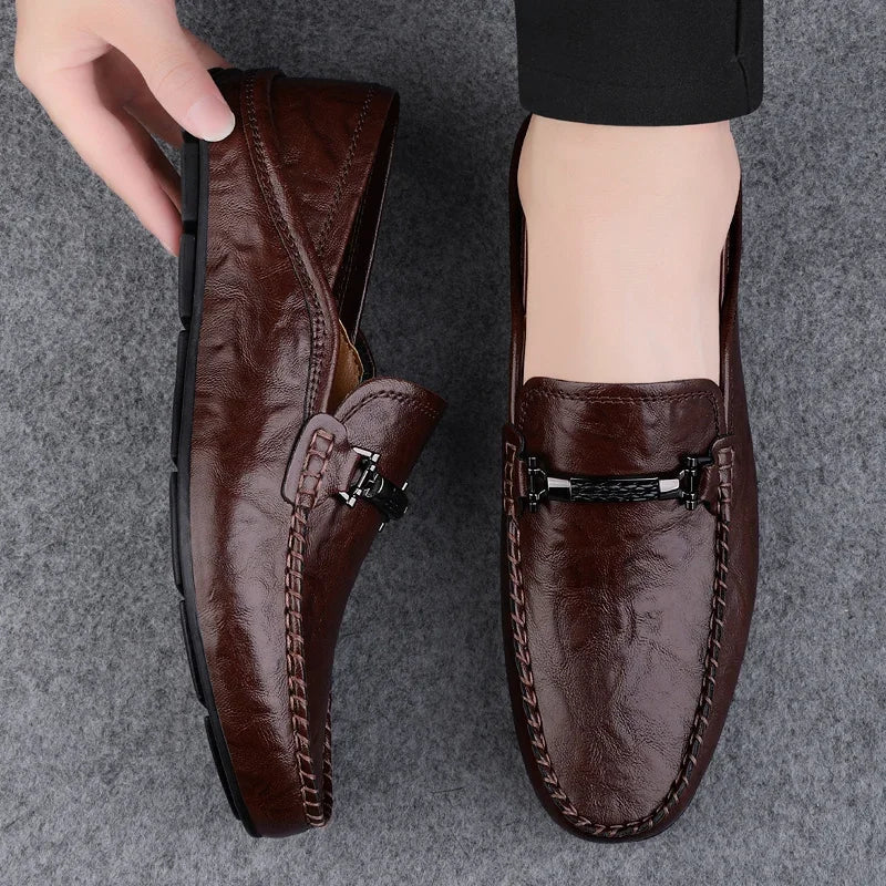 Prescott™ | The Moc-Toe Leather Loafer