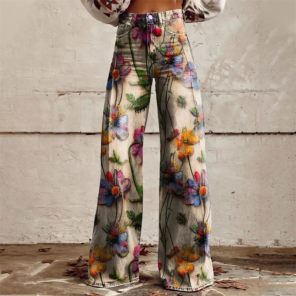 Celestine™ | The Celestial Print Flared Pants