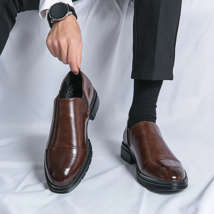 Redmond™ | The Elasticated Slip-On Leather Shoe