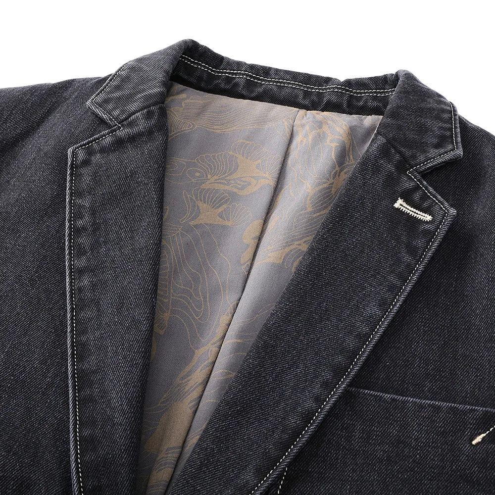 Kellan™ | The Double-Breasted Denim Jacket