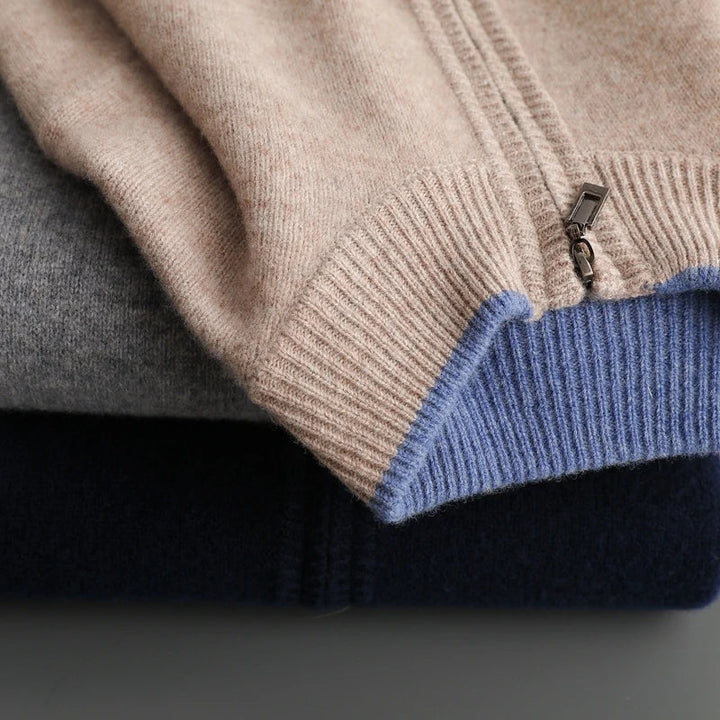 Callum™ | The Premium Cashmere Zip Jacket