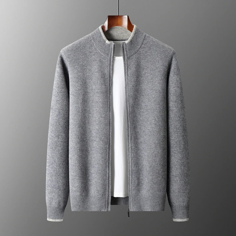 Callum™ | The Premium Cashmere Zip Jacket