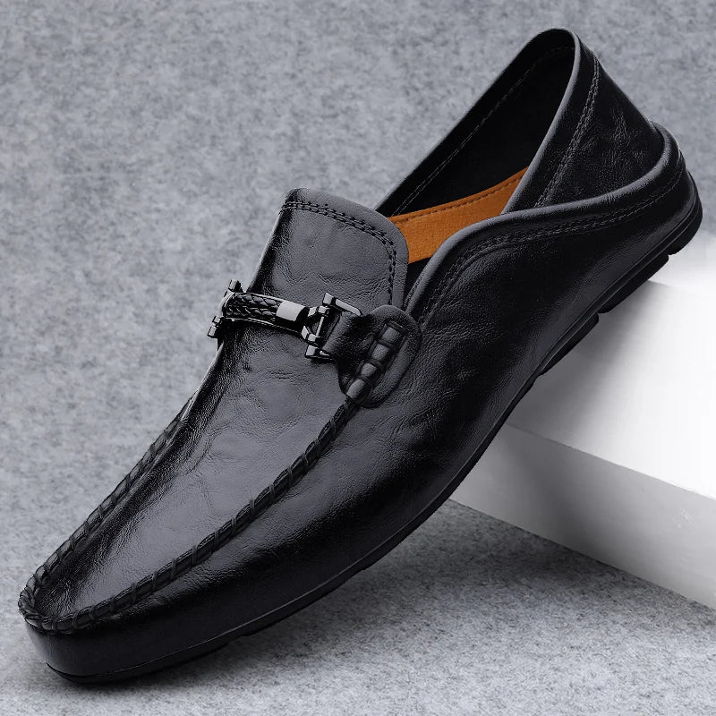Prescott™ | The Moc-Toe Leather Loafer