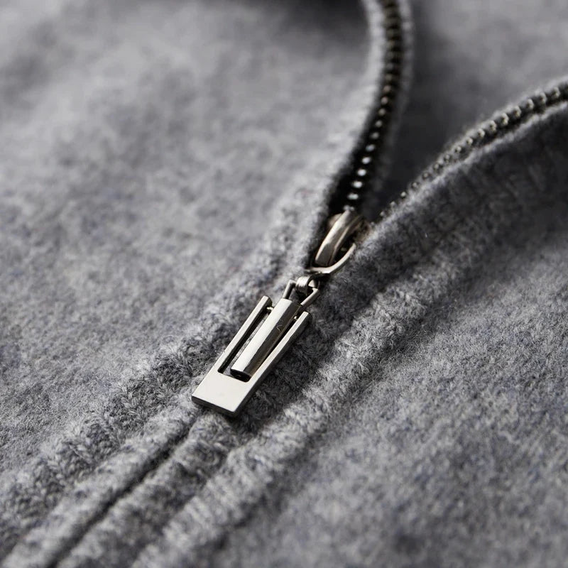 Callum™ | The Premium Cashmere Zip Jacket