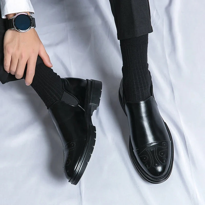 Redmond™ | The Elasticated Slip-On Leather Shoe