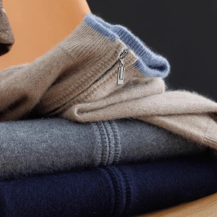 Callum™ | The Premium Cashmere Zip Jacket