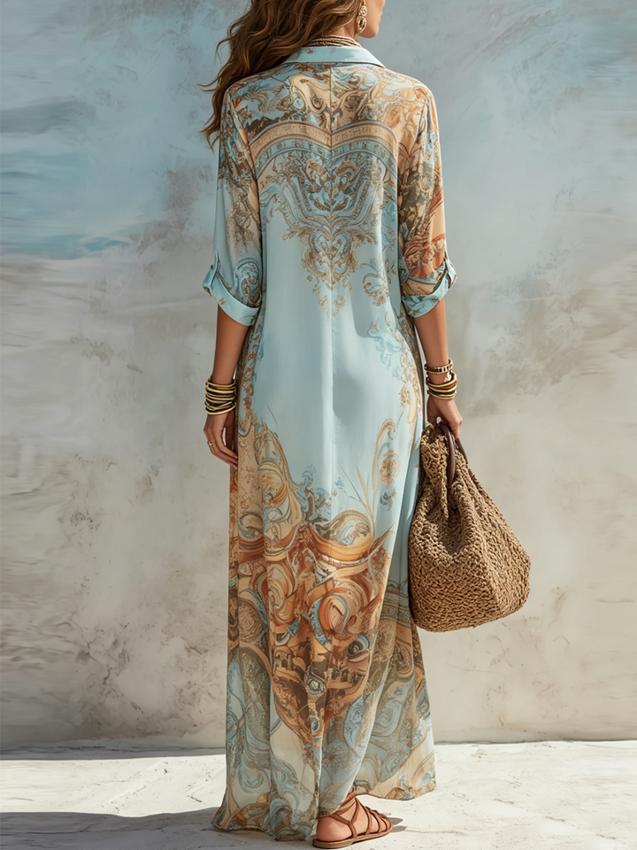 Riviera™ | Mediterranean Maxi Dress