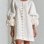Rosalie™ | Floral Statement Sleeve Dress