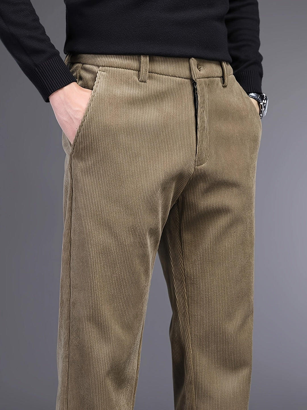Barrett™ | The Slim Straight Corduroy Pants