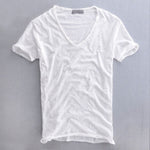 Lorenzo™ | Organic Cotton V-Neck T-Shirt