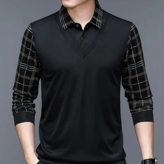 Fitzgerald™ | The Plaid Panel Dress Shirt