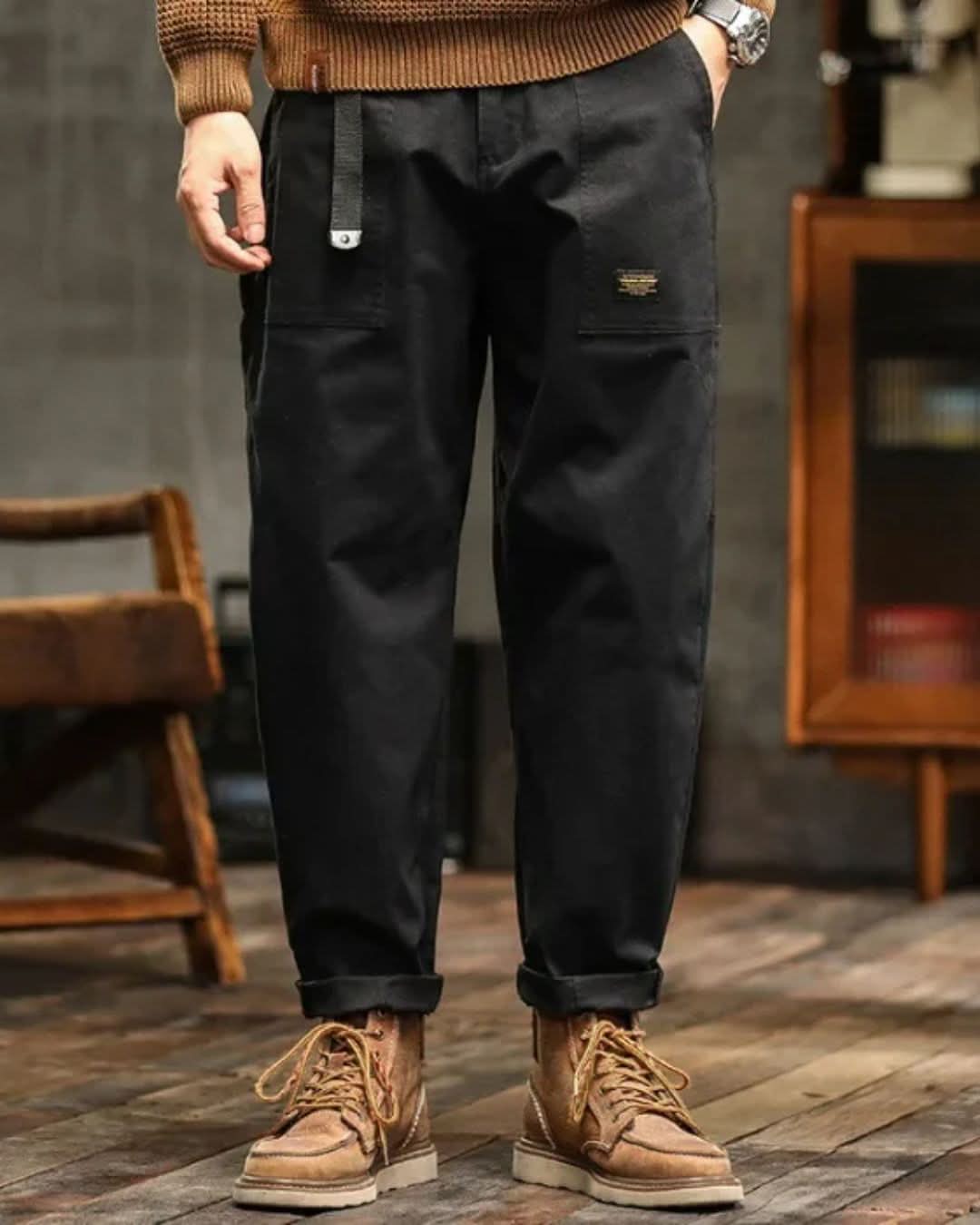 Ashcombe™ | The Vintage-Washed Cargo Trousers