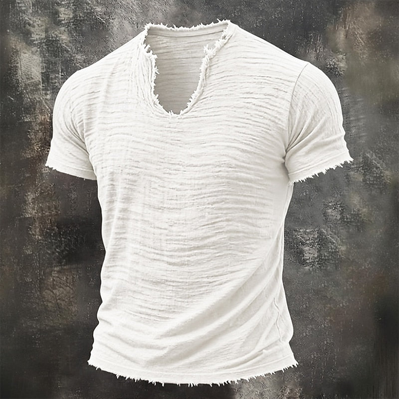 Nolan™ | Vintage V-Neck T-Shirt