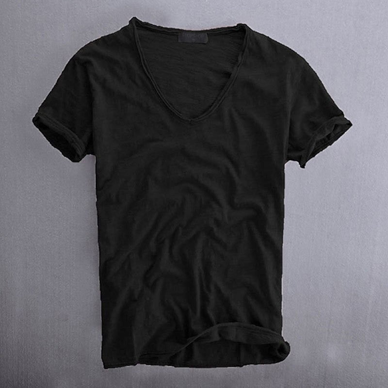 Lorenzo™ | Organic Cotton V-Neck T-Shirt