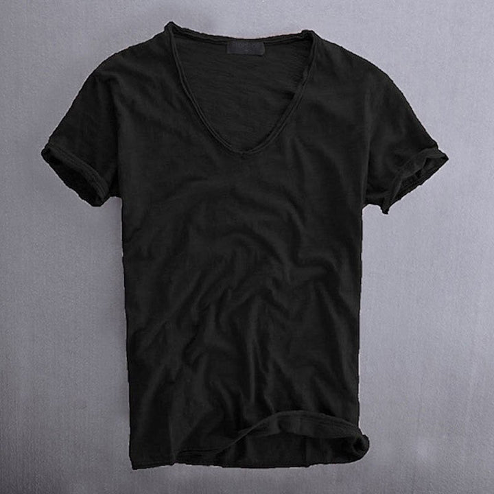 Lorenzo™ | Organic Cotton V-Neck T-Shirt