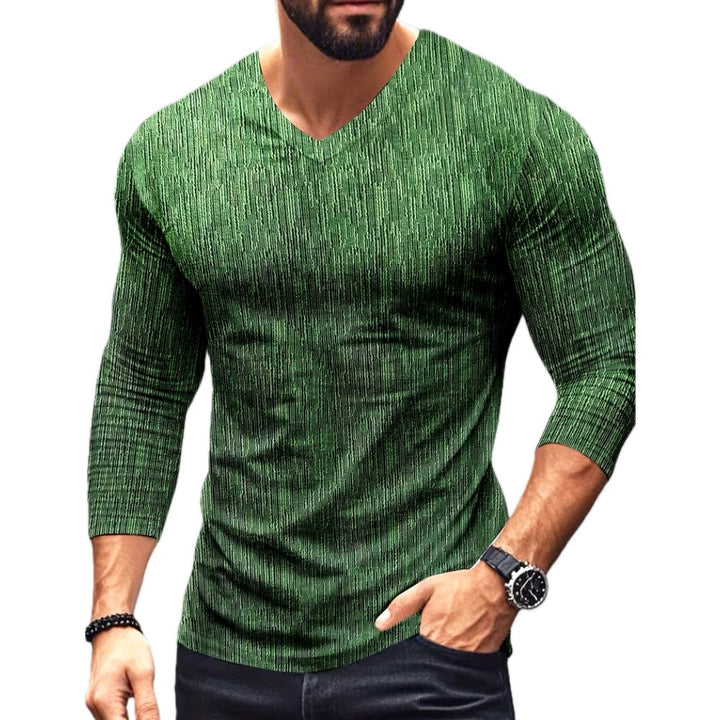 Elias Monroe V-Neck T-Shirt - Green - view 1
