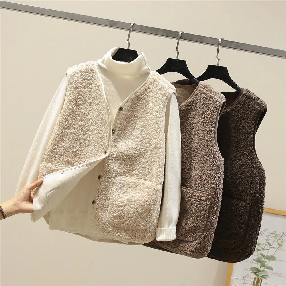 TEDORA™ | Cozy Sherpa Vest