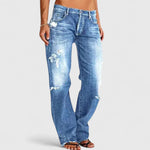 Remy™ | The Distressed Straight-Leg Jeans