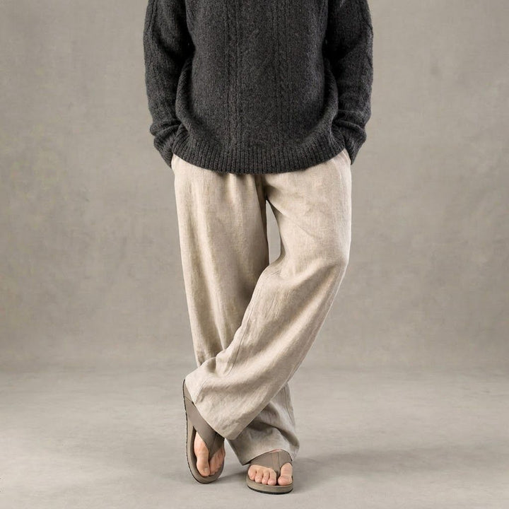 Marlowe™ | The Relaxed Linen Wide-Leg Pants