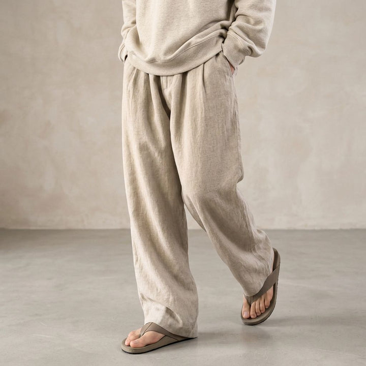 Marlowe™ | The Relaxed Linen Wide-Leg Pants