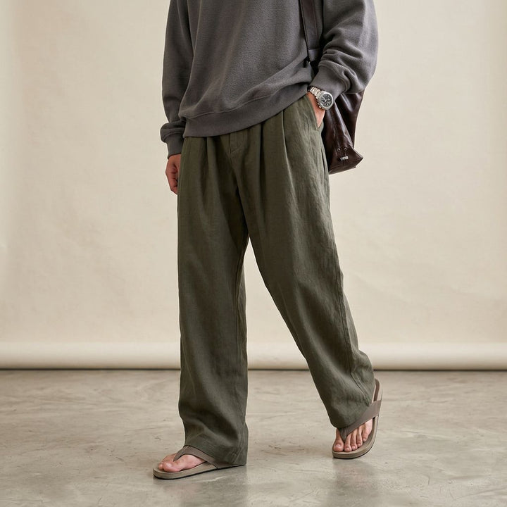 Marlowe™ | The Relaxed Linen Wide-Leg Pants