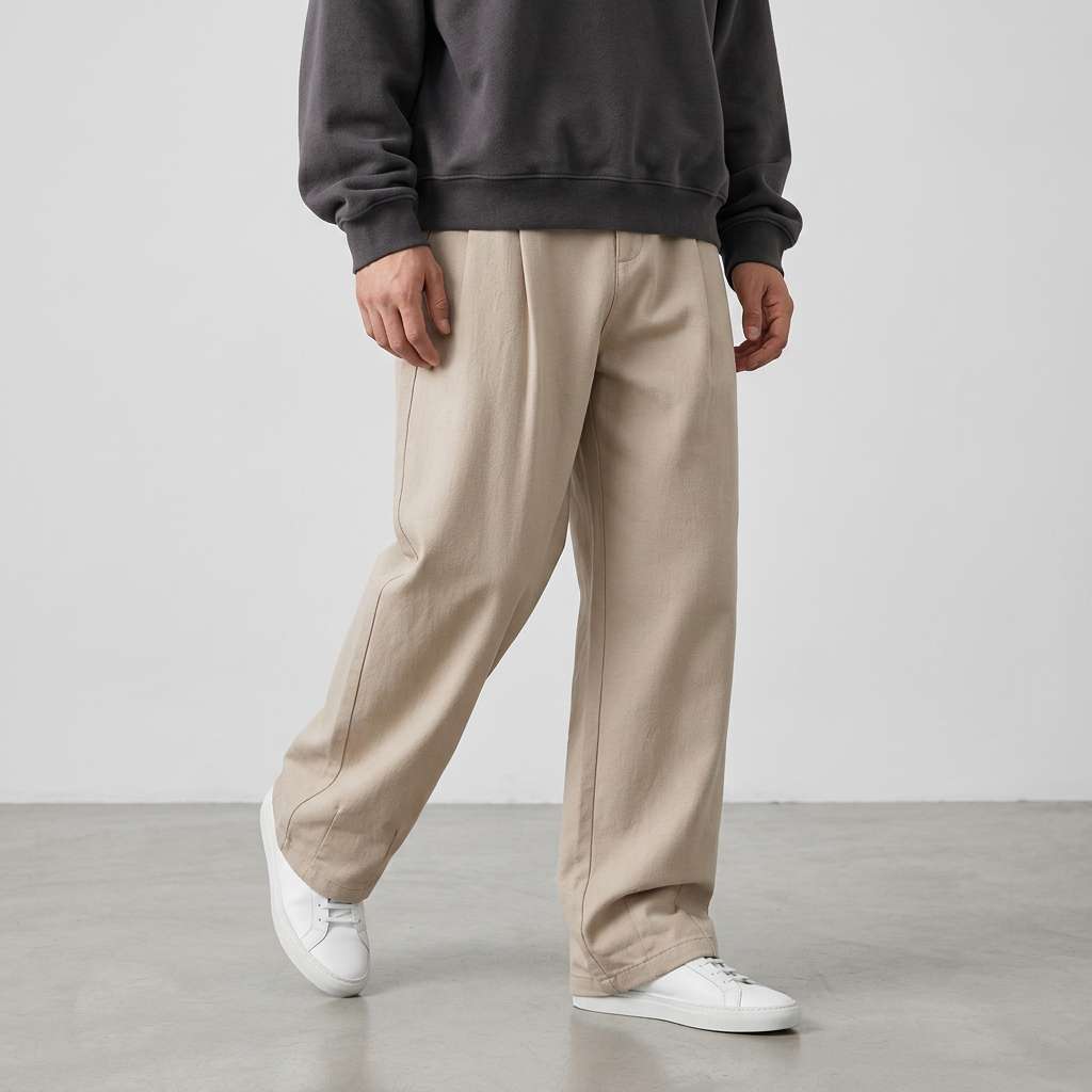 Everton™ | The Relaxed Pleated Wide-Leg Trousers