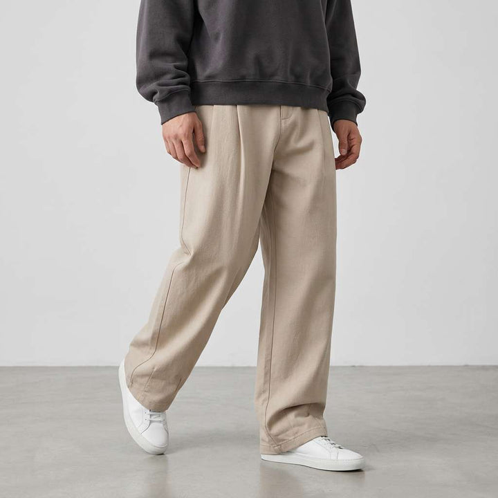 Everton™ | The Relaxed Pleated Wide-Leg Trousers