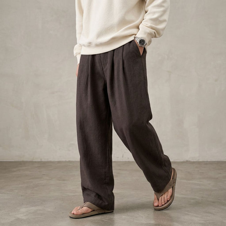 Marlowe™ | The Relaxed Linen Wide-Leg Pants