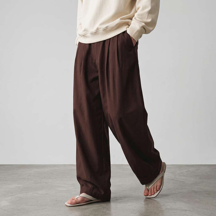 Everton™ | The Relaxed Pleated Wide-Leg Trousers