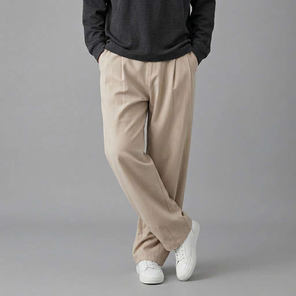 Everton™ | The Relaxed Pleated Wide-Leg Trousers