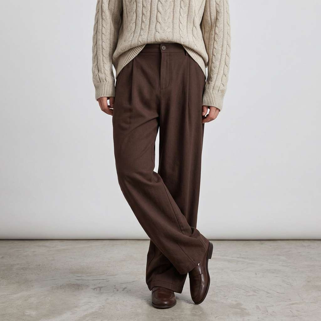 Everton™ | The Relaxed Pleated Wide-Leg Trousers
