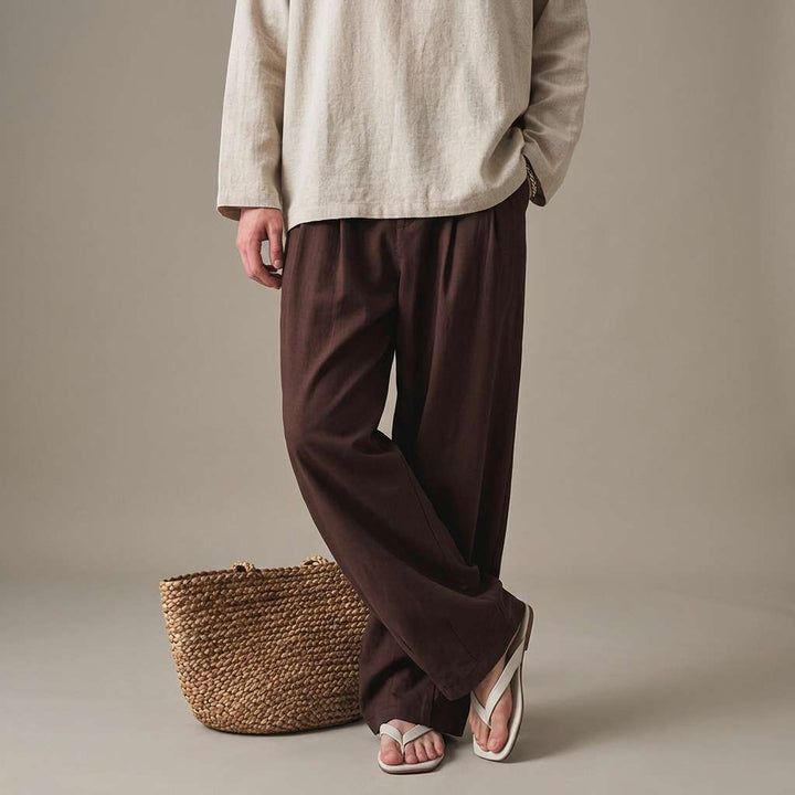 Everton™ | The Relaxed Pleated Wide-Leg Trousers