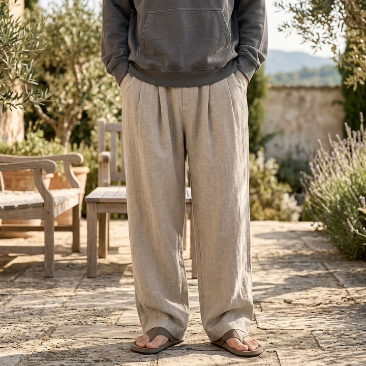 Marlowe™ | The Relaxed Linen Wide-Leg Pants