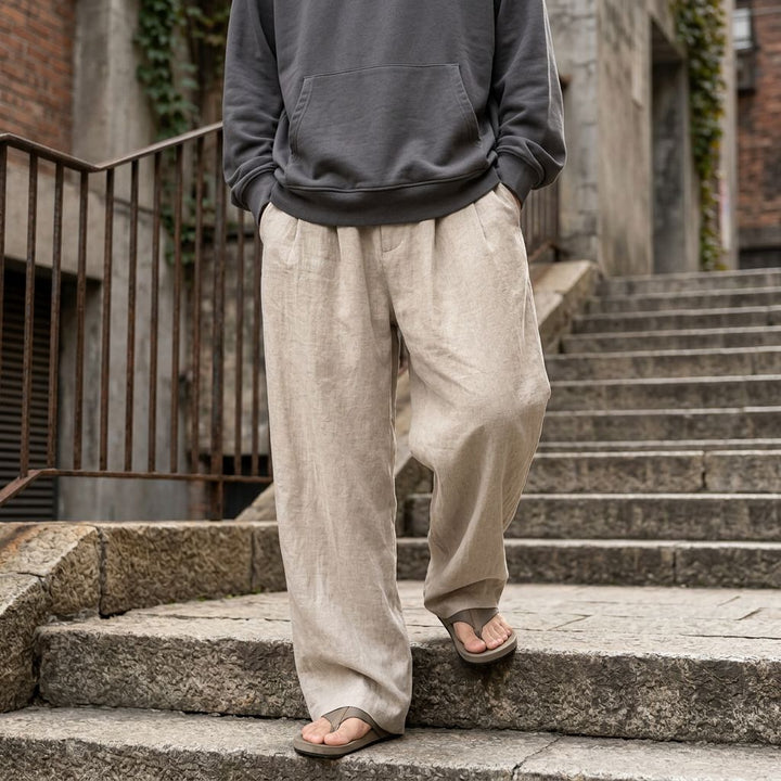 Marlowe™ | The Relaxed Linen Wide-Leg Pants