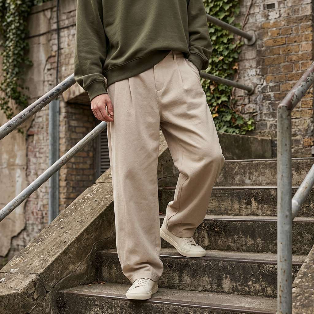 Everton™ | The Relaxed Pleated Wide-Leg Trousers