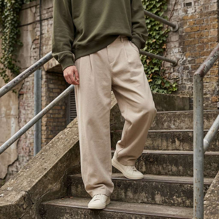 Everton™ | The Relaxed Pleated Wide-Leg Trousers