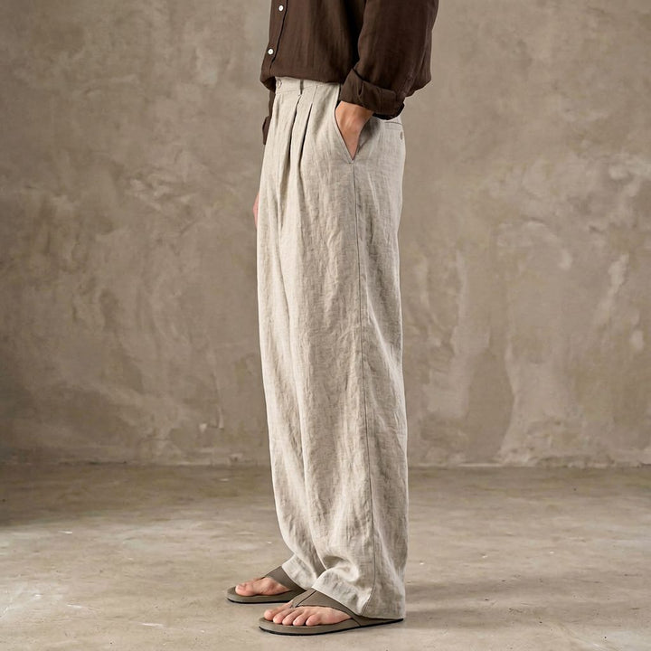 Marlowe™ | The Relaxed Linen Wide-Leg Pants