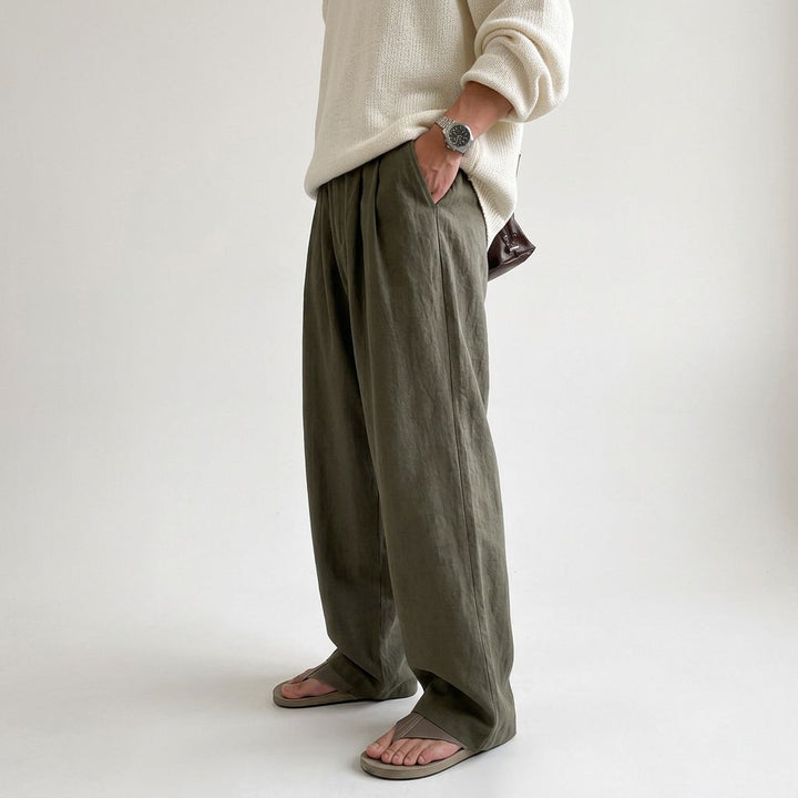 Marlowe™ | The Relaxed Linen Wide-Leg Pants