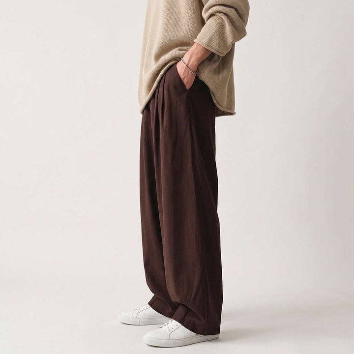 Everton™ | The Relaxed Pleated Wide-Leg Trousers